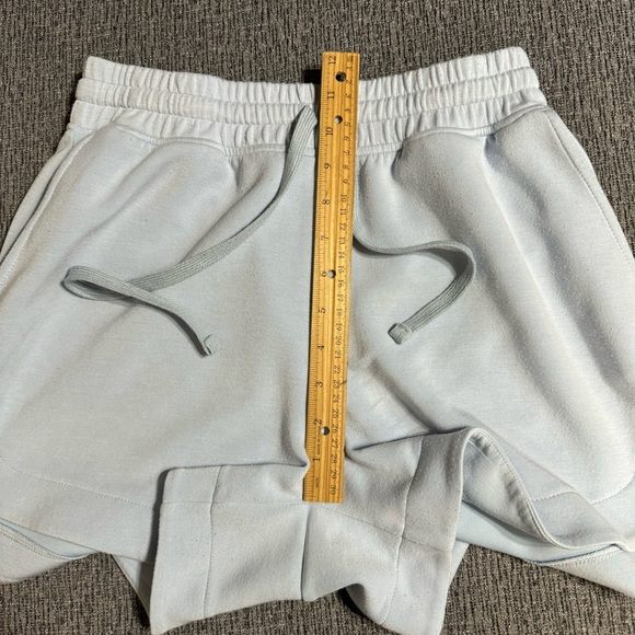 Rae Mode Scuba Tulip Shorts in Soft Blue - Picture 12 of 16